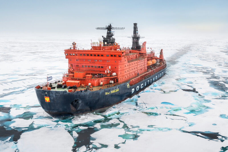 50 years of victory nuclear powered icebreaker