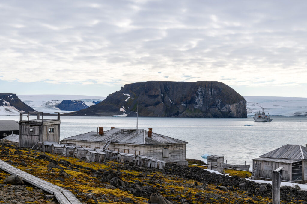 Franz Josef land research station in Russian Arctic