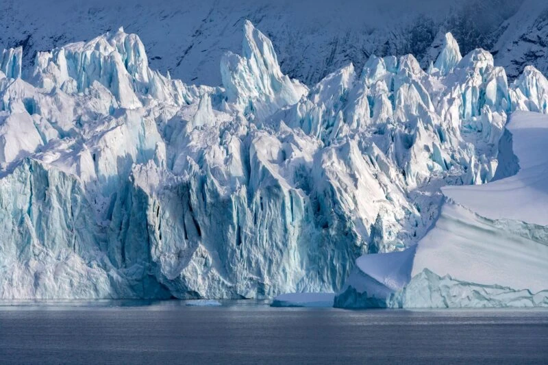 glaciers in Svalbard and Spitsbergen