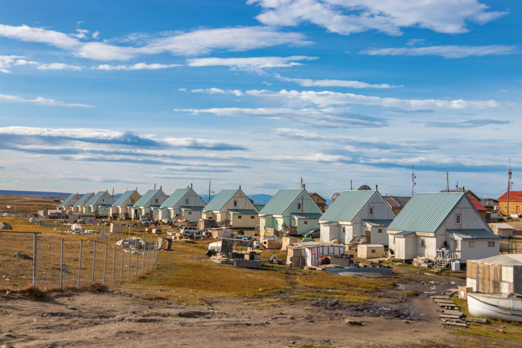 Houses in Pond Inlet Nunavut Northwest Passage Canadian Arctic