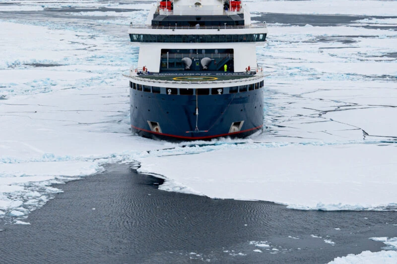 Le Commandant Charcot icebreaker North Pole cruise Ship