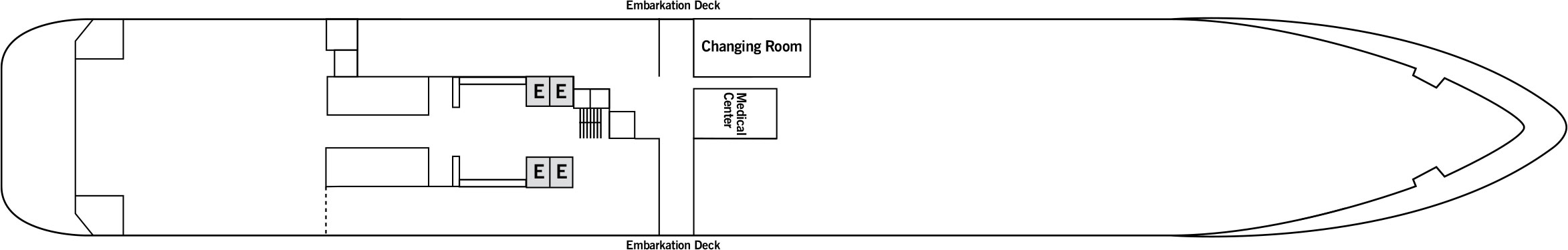 Silver Cloud Deck Plan Deck 3