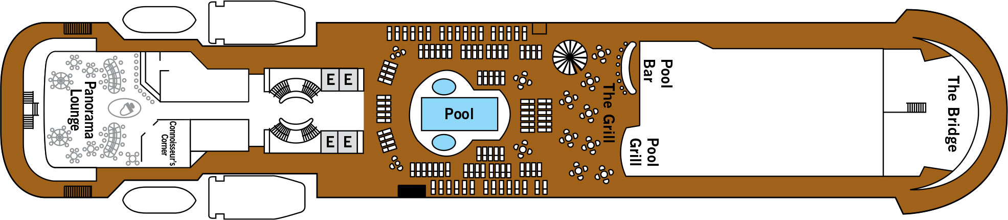 Silver Cloud Deck Plan Deck 8