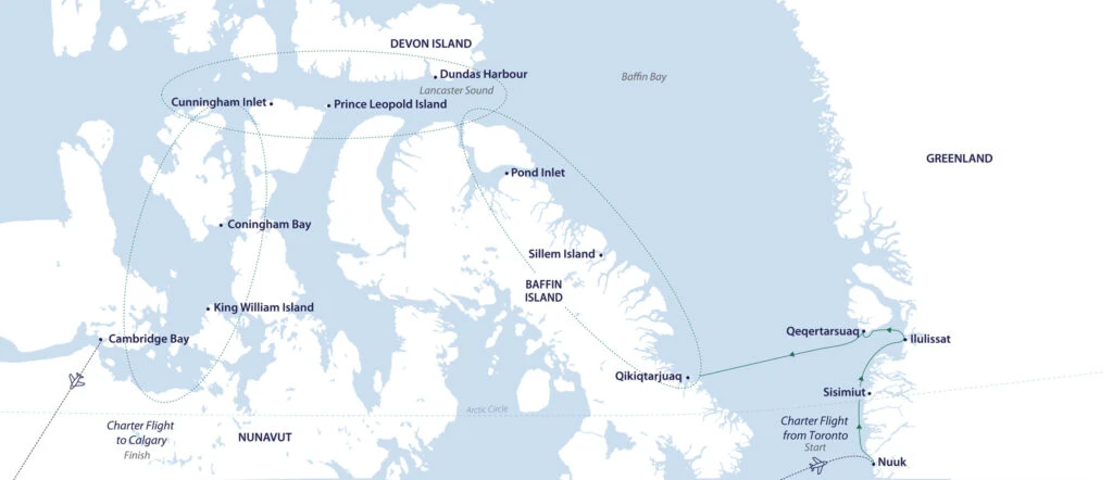 Northwest Passage Map AE