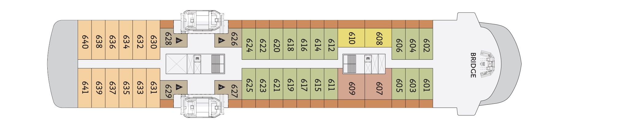 World Explorer Deck Plan Deck 6